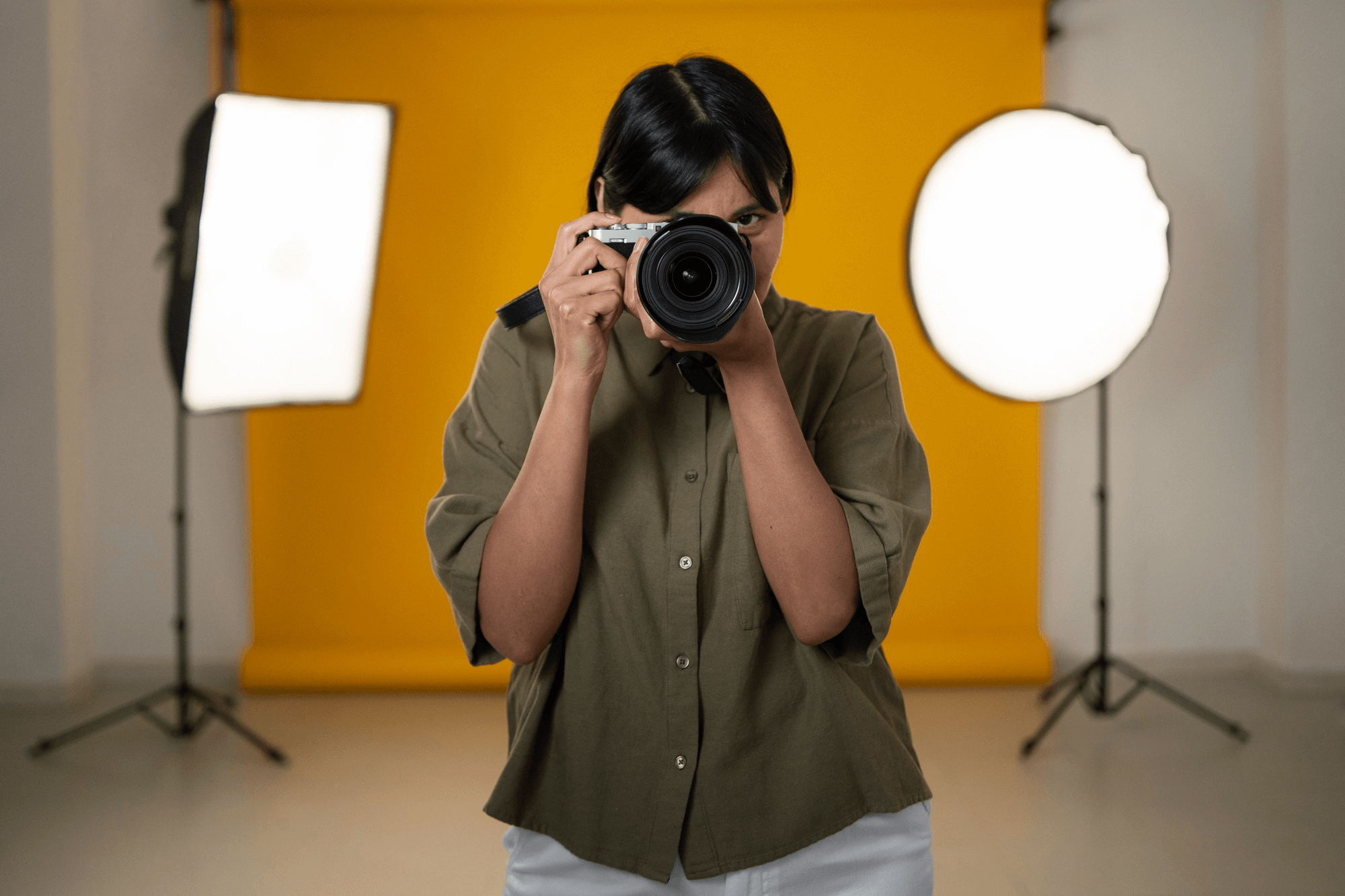 photographer in studio